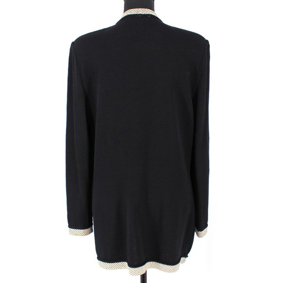 St. John Collection Santana Knit Cardigan Jacket M - Picture 5 of 6